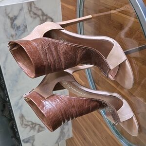 Jeffery Campbell Women's Heeled Zipper Back Sandals